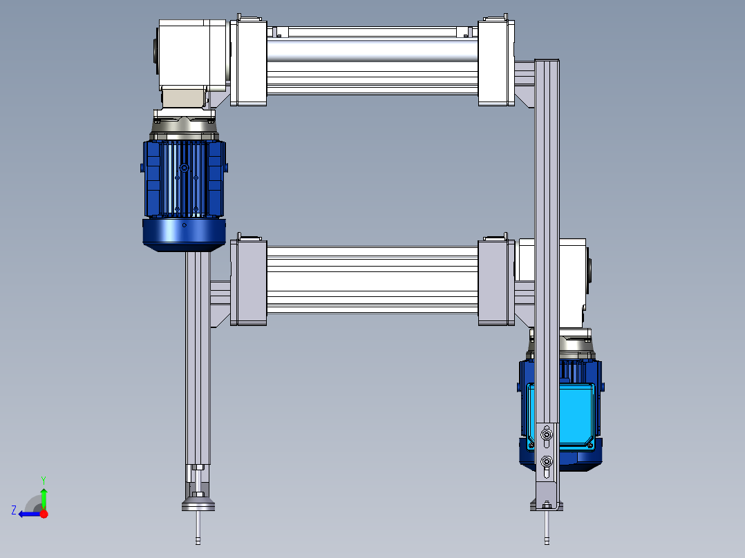 平皮带480×480mm右视图