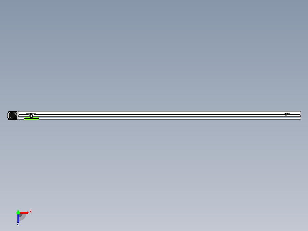 同步带滑台-半封闭B10-L90-S1900-R-P40-D3俯视图