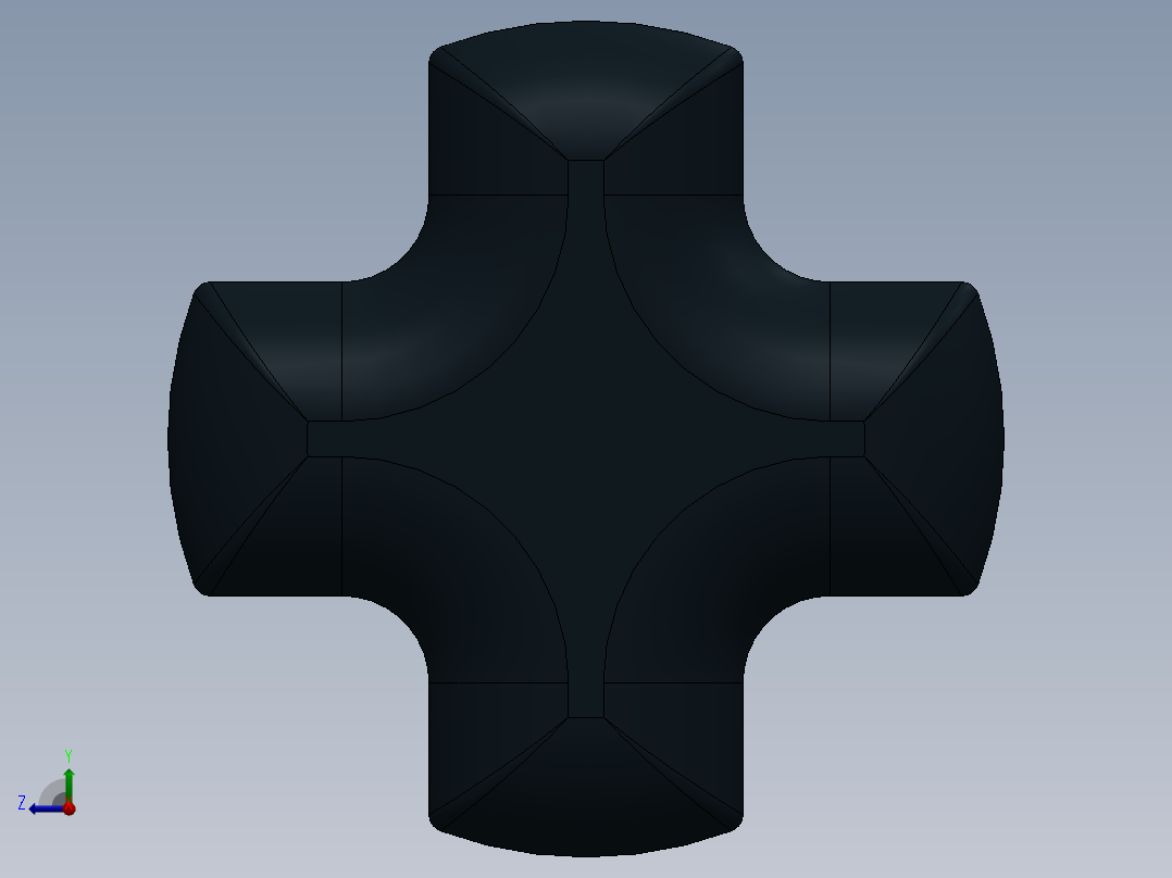 乐高机械组车桥-3704 Black Technic Axle 2.SLDPRT右视图