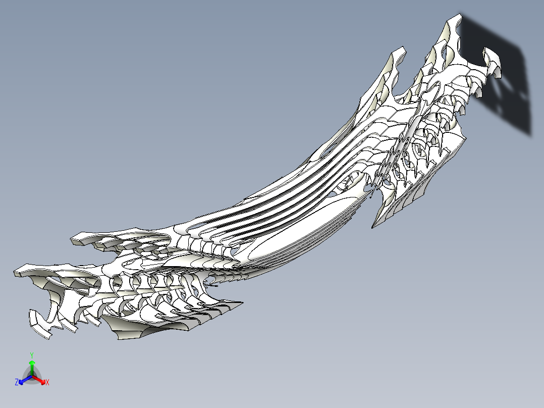 哨兵柱正等轴测图