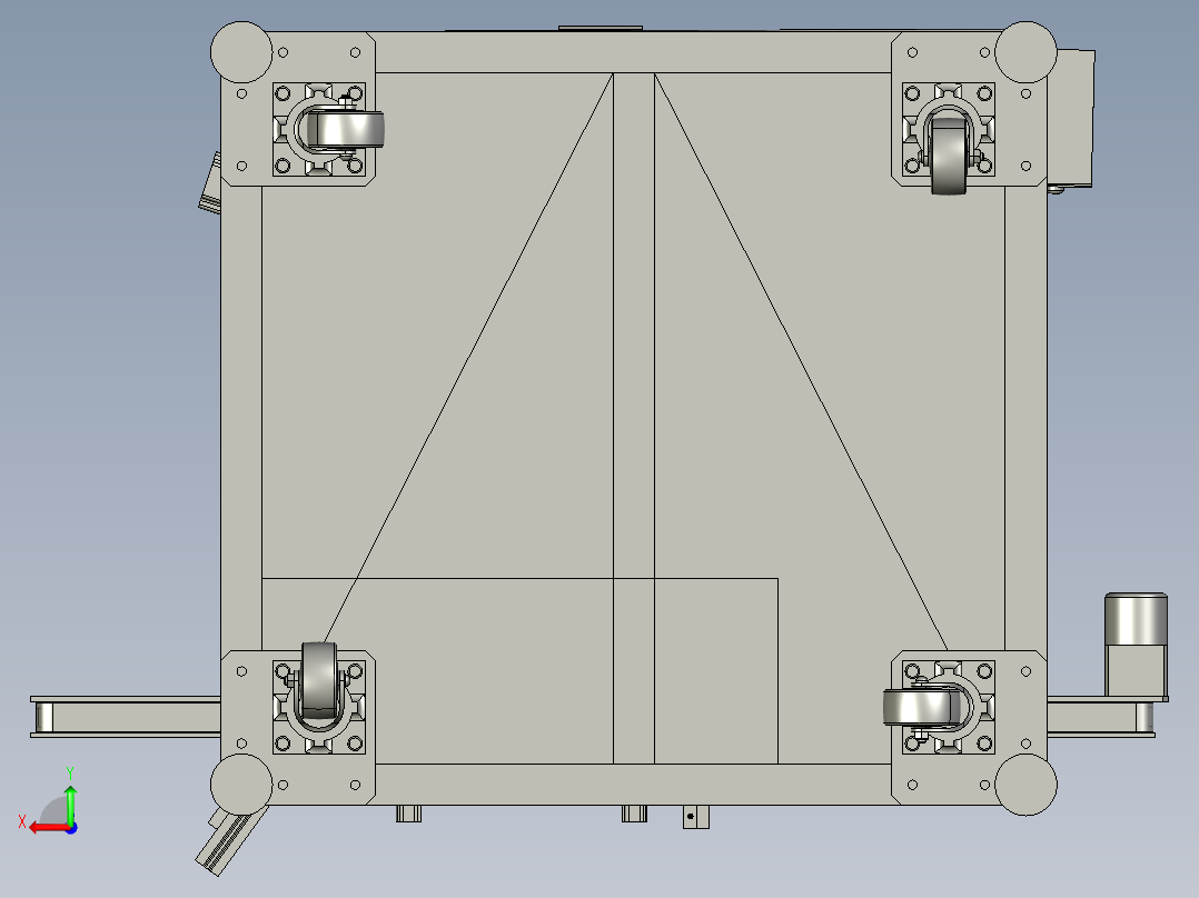 微型马达转子绝缘片组装机后视图