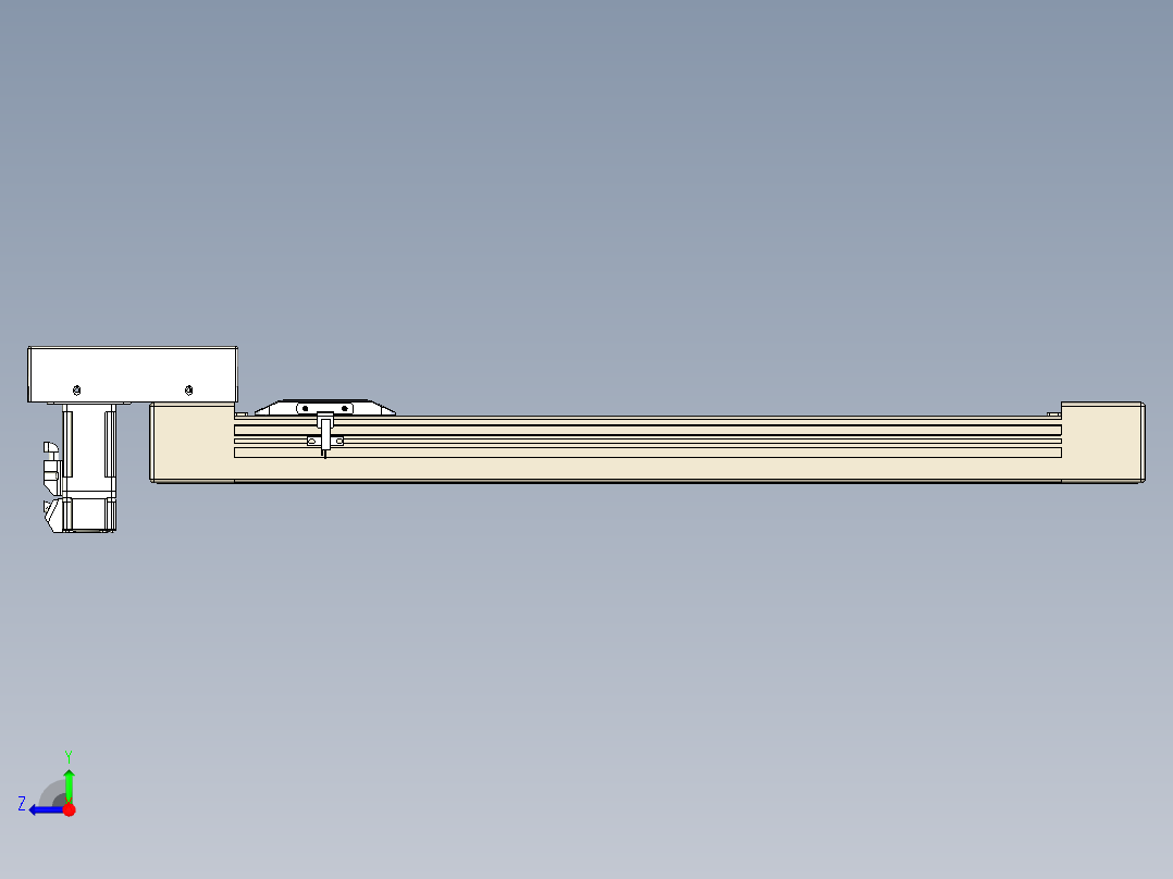 同步带全封闭直线模组TPA-HCB-65S-90-L450-M-Y-P10-N3右视图