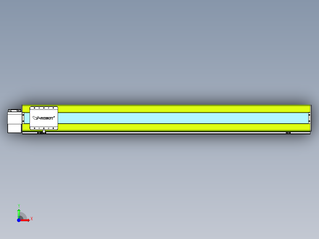 威洛博VBC同步带传动一无尘环境VBC17-L45-S1550-BLD-ZP75-C3前视图