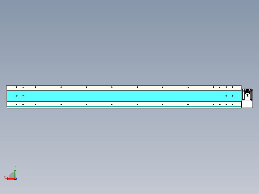 威洛博VBC同步带传动一无尘环境VBC17-L45-S1550-BLD-ZP75-C3后视图