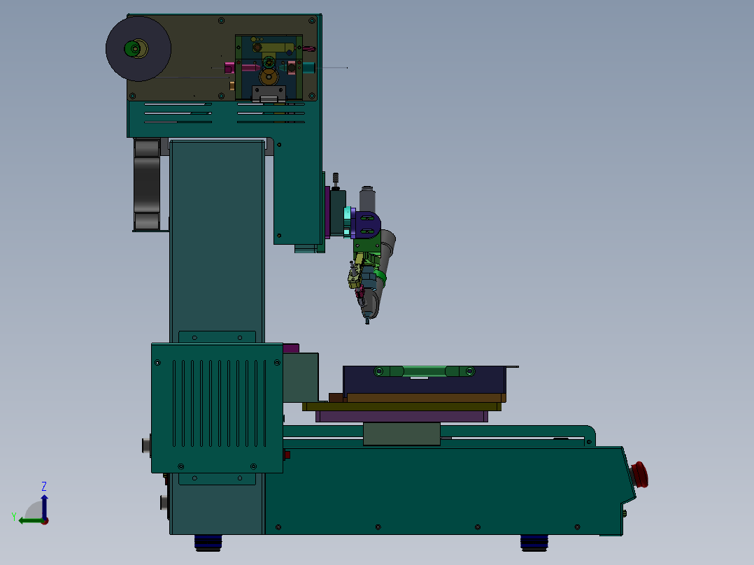 DH-300P PC板焊锡设备左视图