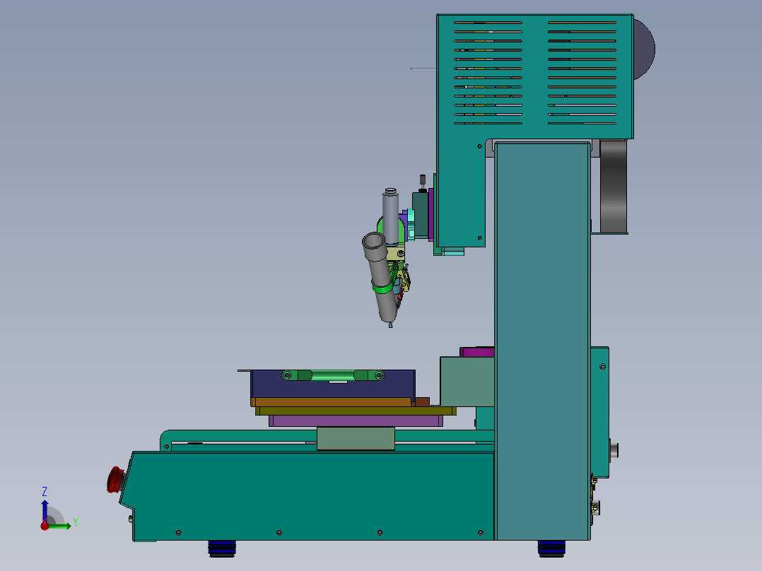 DH-300P PC板焊锡设备右视图