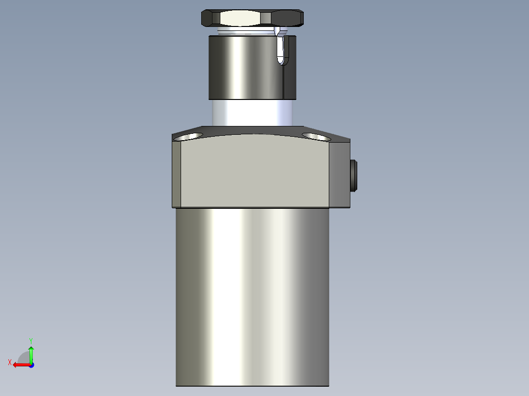 KOSMEKLHS1050-CL-Y45多系列多零件图纸模型后视图