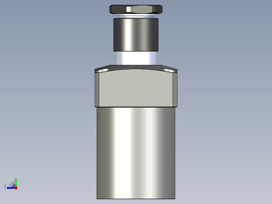 KOSMEKLHS1050-CL-Y45多系列多零件图纸模型右视图