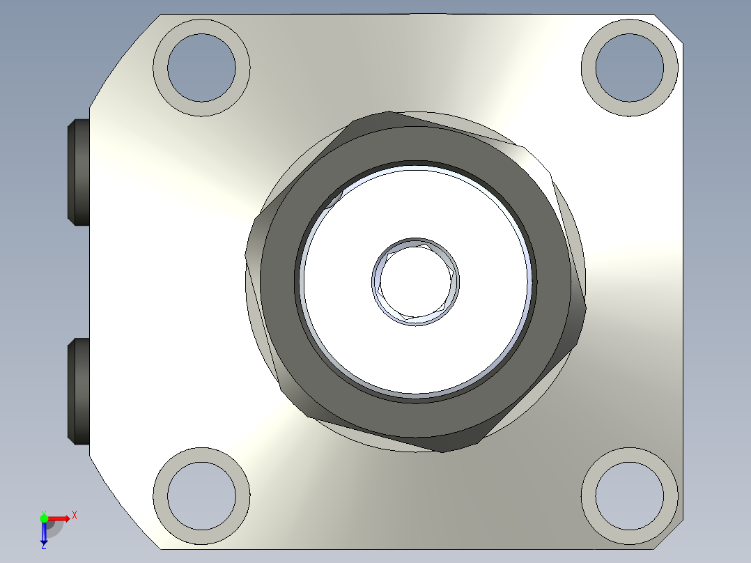 KOSMEKLHS1050-CL-Y45多系列多零件图纸模型俯视图