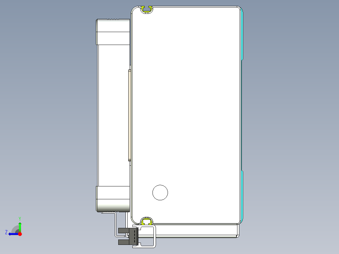 威洛博VBC同步带传动一无尘环境VBC17-L45-S2000-BL-ZP75-C3右视图