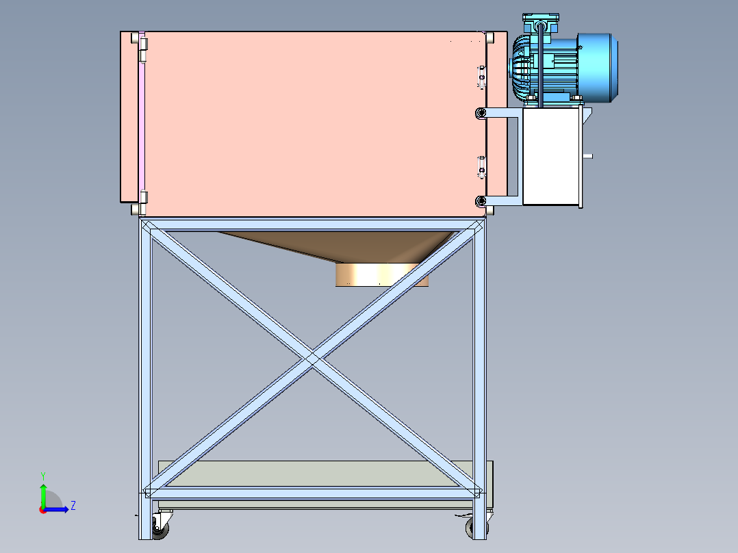 电磁阻尼器左视图