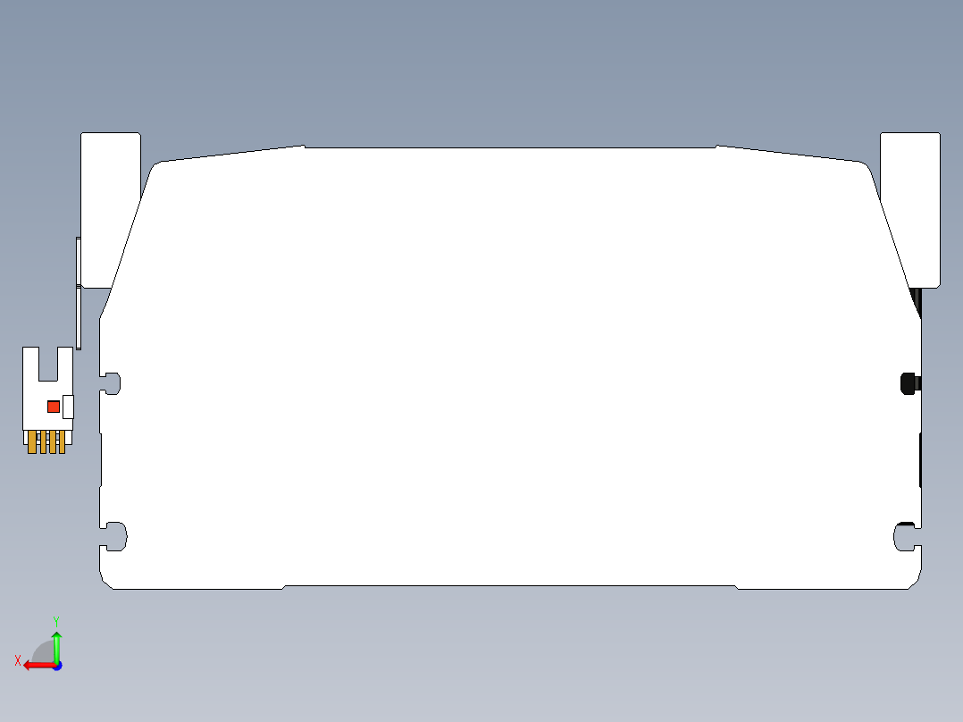 特注六滑塊ETB22-L40-2400-R-M75-C4后视图