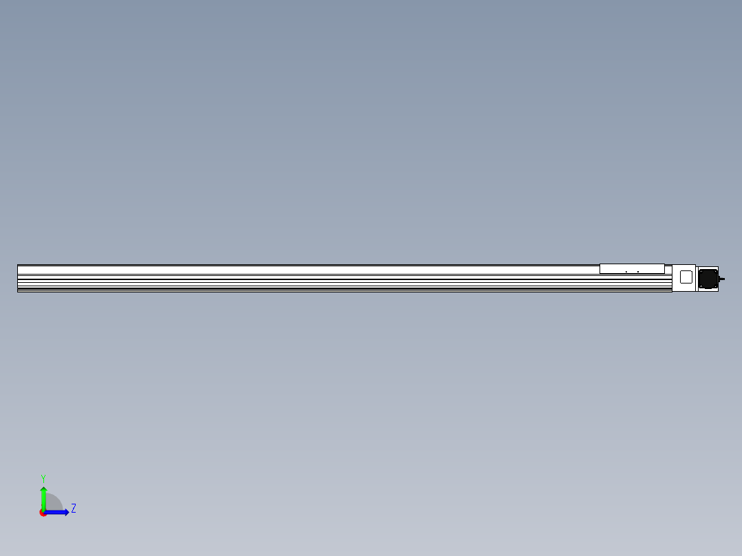 特注六滑塊ETB22-L40-2400-R-M75-C4左视图