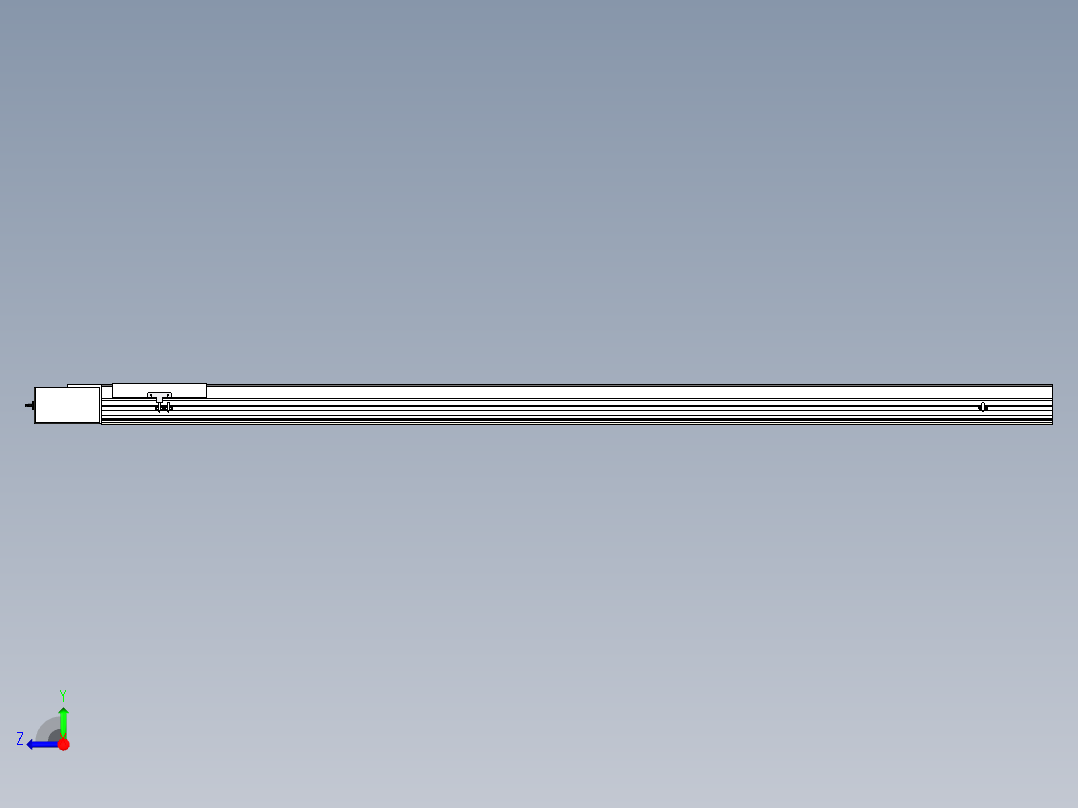 特注六滑塊ETB22-L40-2400-R-M75-C4右视图
