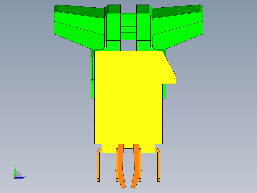 PCI Express X16连接器类型2-5左视图