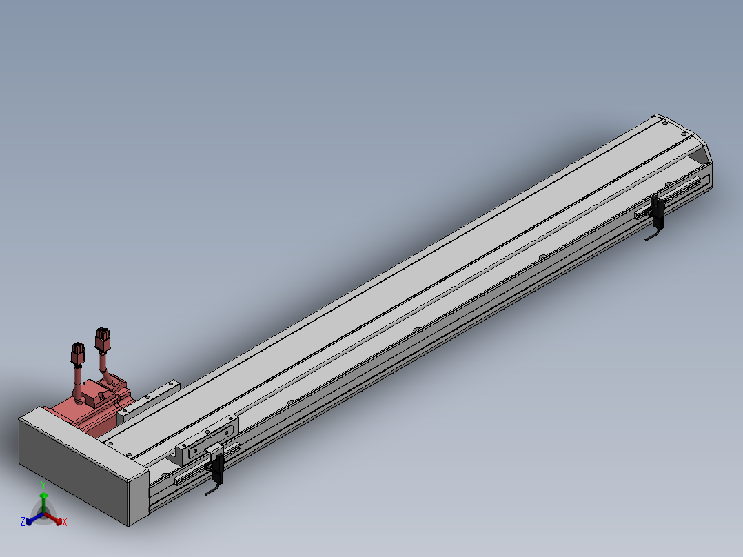 精密模组MY100-T10-700L-BR-P20B-C4-C正等轴测图