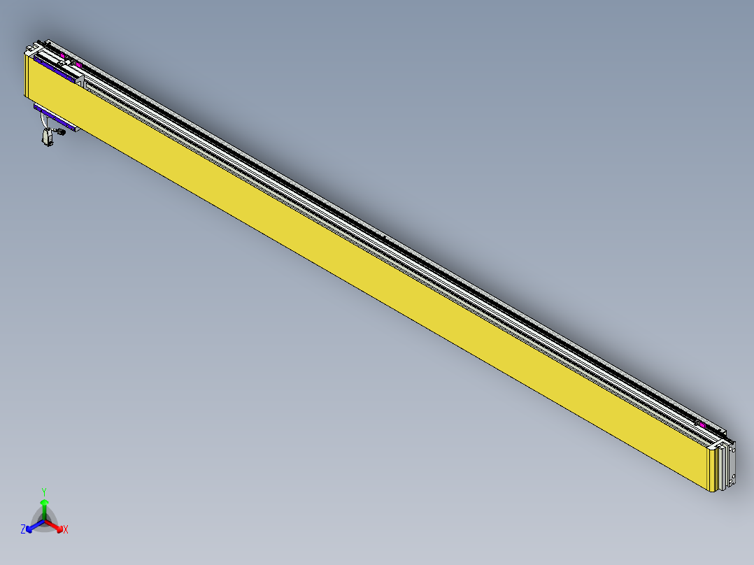 威洛博VL系列直线电机模组-VL14S2-S2400主视图