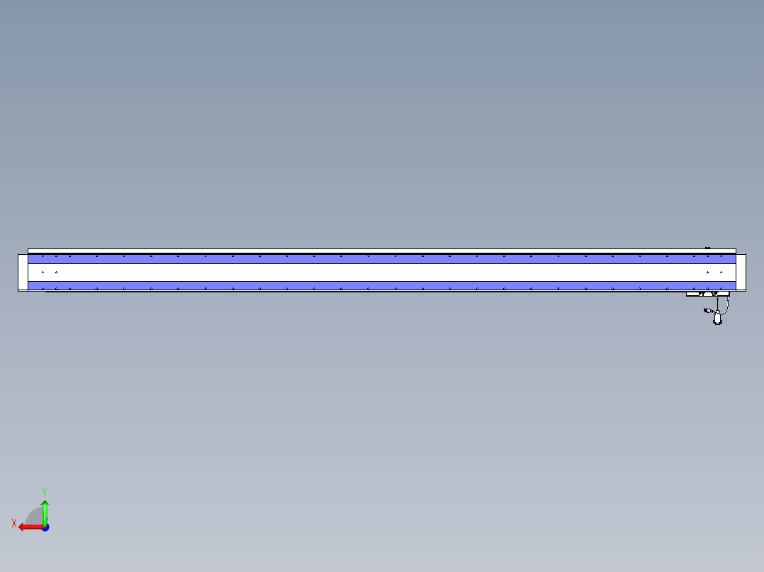 威洛博VL系列直线电机模组-VL14S2-S2400后视图