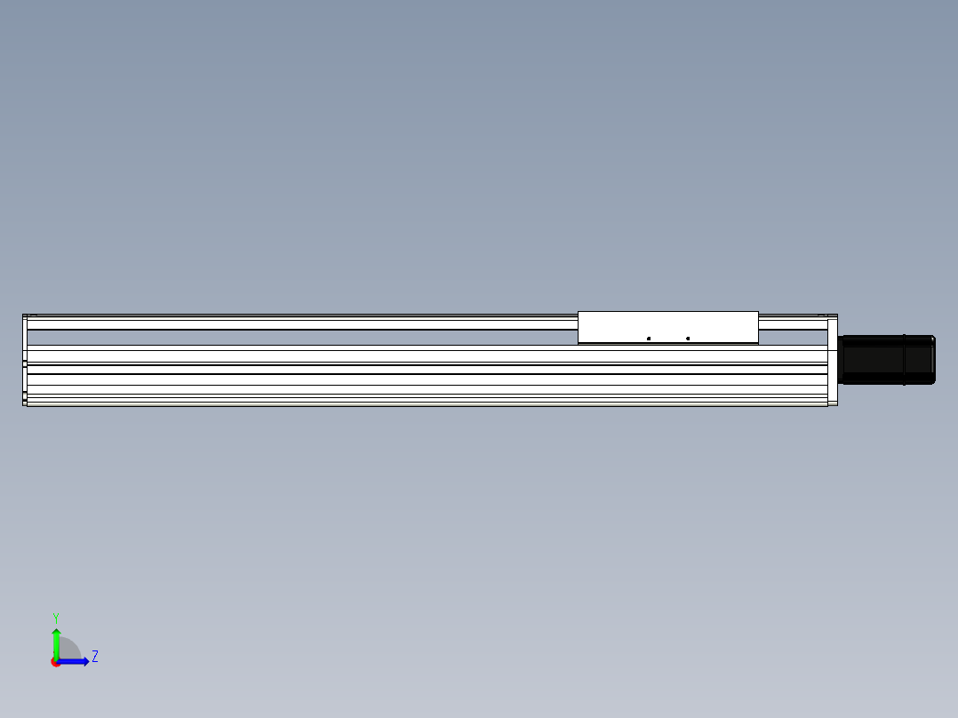 Toyo东佑达直线模组-ETH22-650-BC-400W左视图