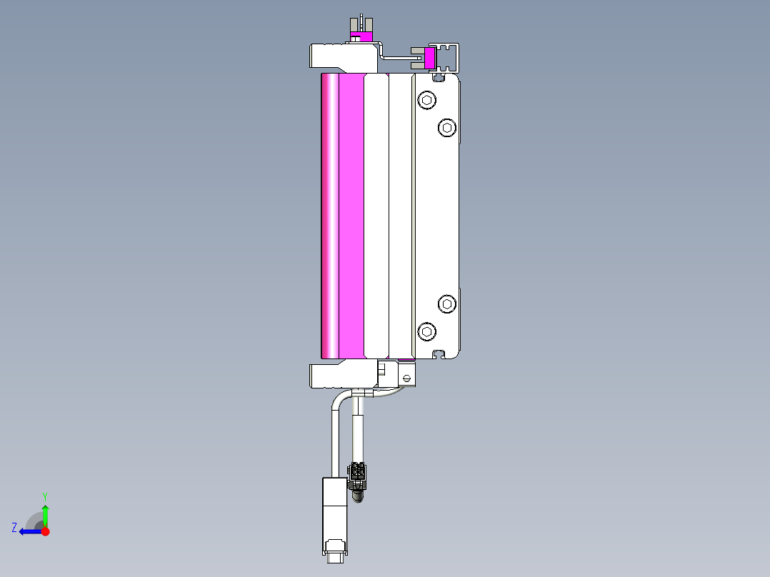 威洛博VL系列3d模型模组2VL17E1Y-S2850右视图