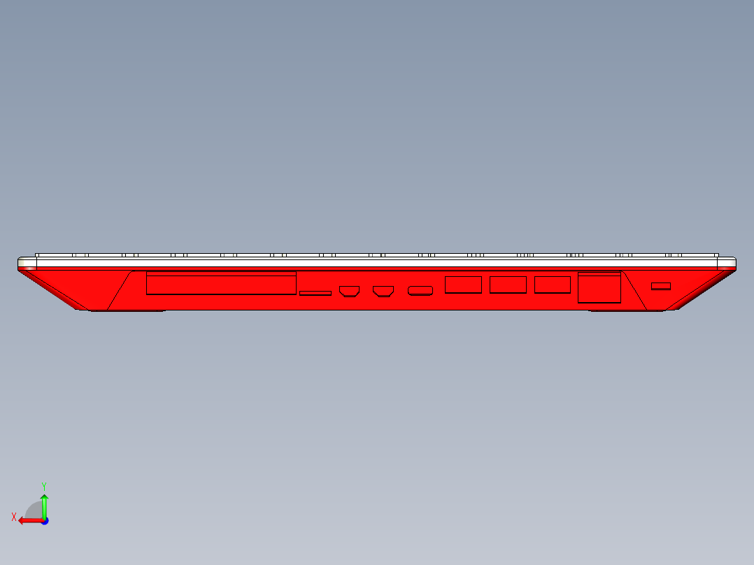 树莓派400美国布局13后视图