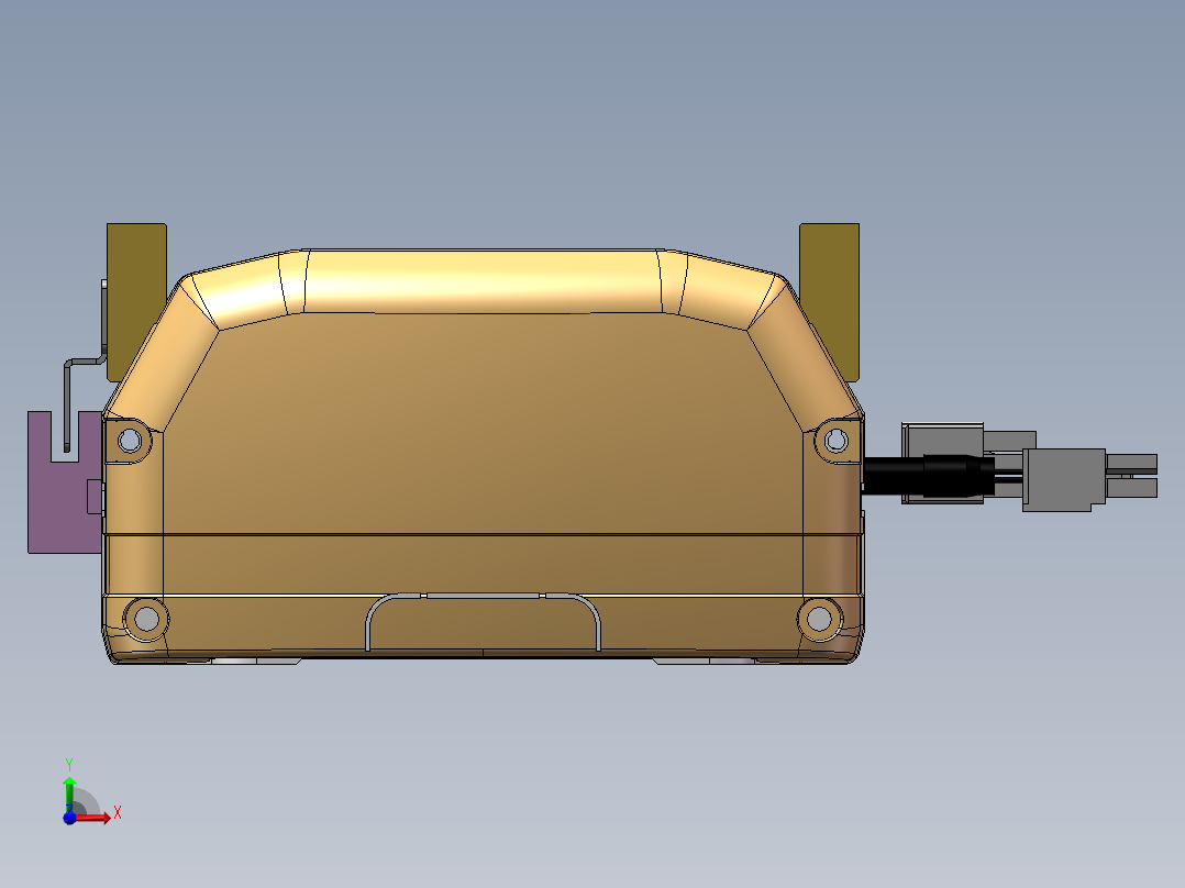 MTH丝杆半封闭模组MTH14-BC-400W前视图