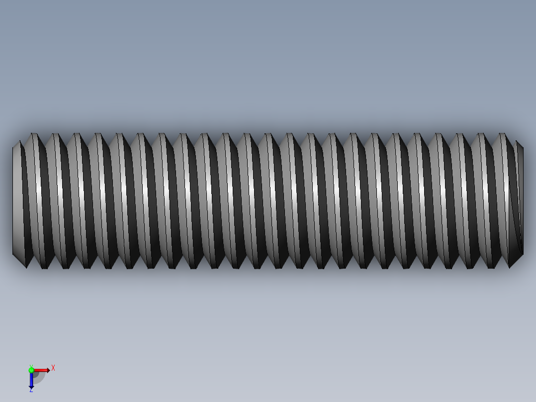 DIN 913-ISO 4026 固定螺钉-M8 L=30.SLDPRT俯视图