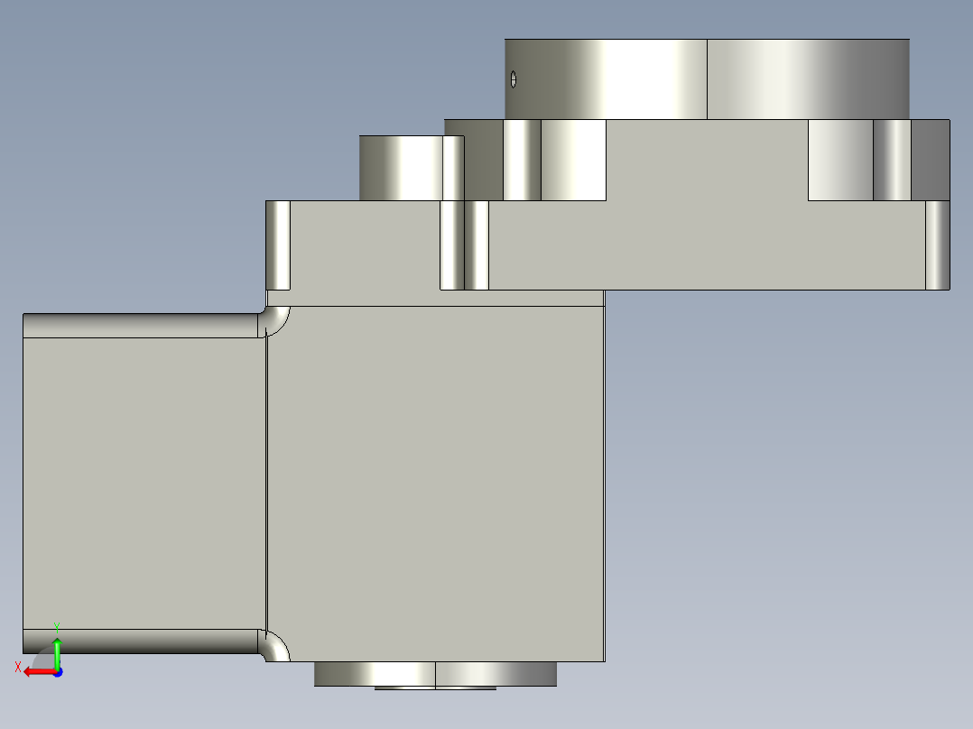 中空旋转平台KFN60-L2-L-10模型转角一体机(8-24 30-3 4-3后视图