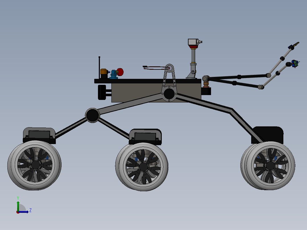 火星漫游者左视图