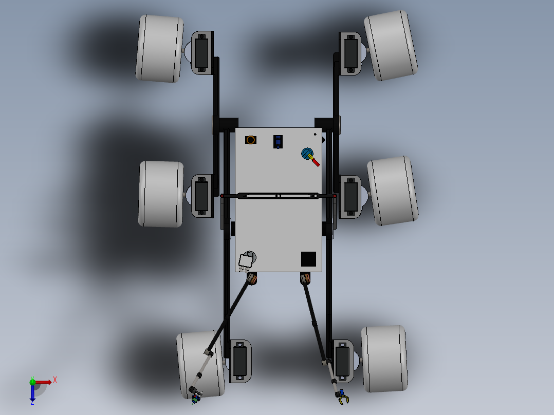 火星漫游者俯视图