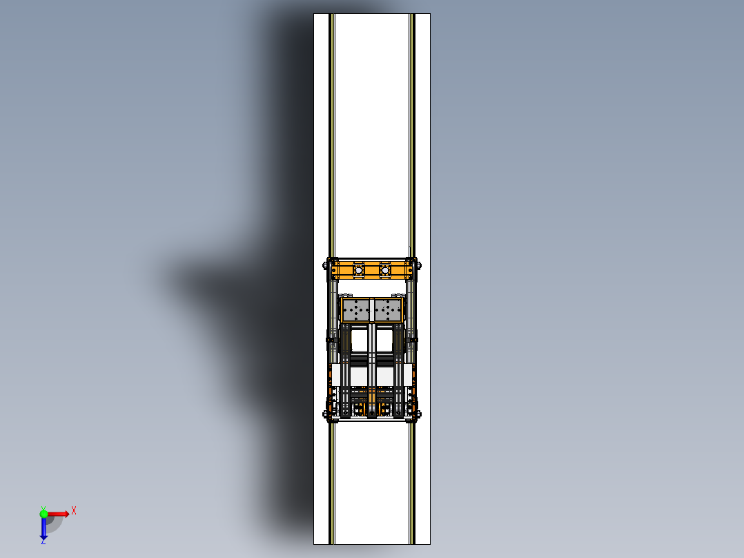 重载移动旋转举升平台sw18可编辑俯视图