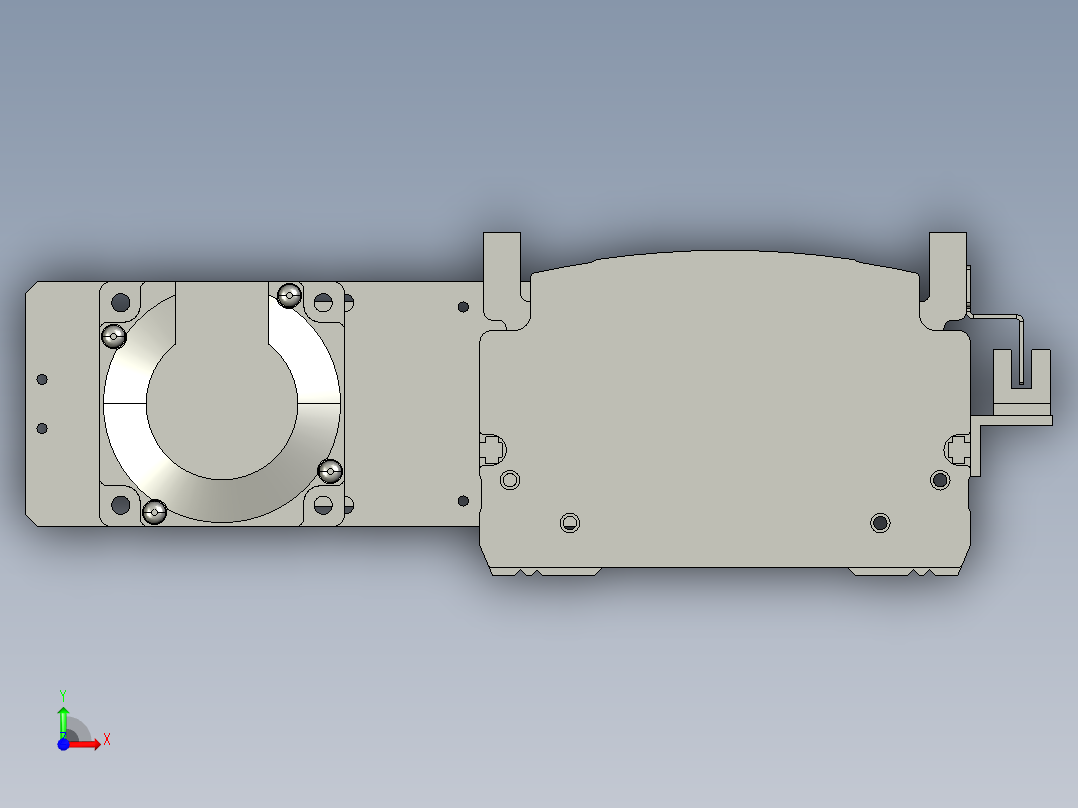 半封闭丝杆滑台MT120BS.L#.1150.BL.P40.C3前视图