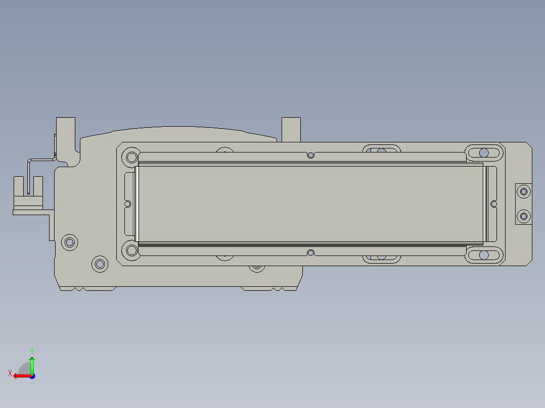 半封闭丝杆滑台MT120BS.L#.1150.BL.P40.C3后视图