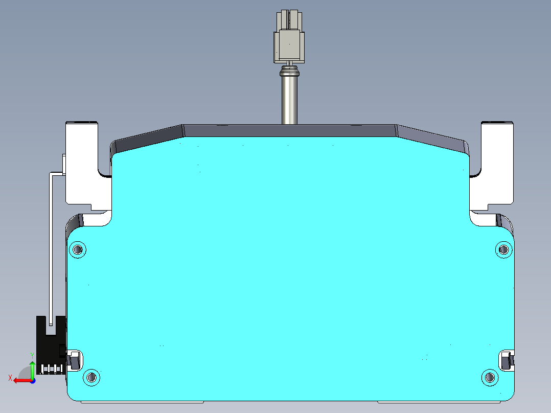 东锦丝杆传动-直线滑台模组DH210-C-L10-S1100-BC-P750W-C3后视图