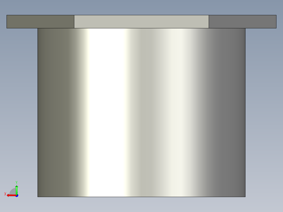 船舶管路系统SeaCor_ReducerBushing_SxSPIG_37J137211_1.5in x 1in后视图