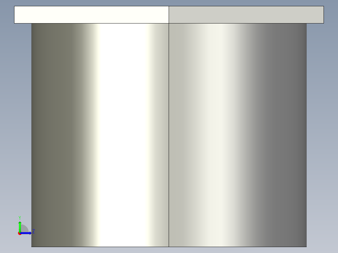 船舶管路系统SeaCor_ReducerBushing_SxSPIG_37J137211_1.5in x 1in左视图