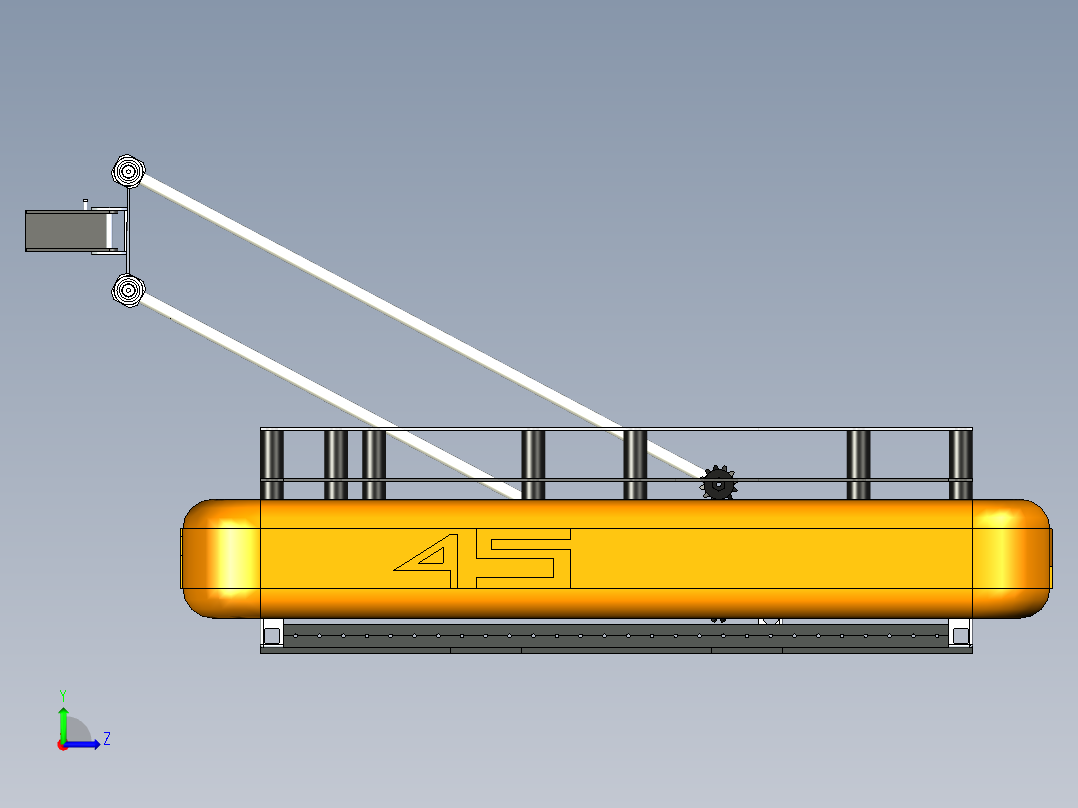 B2004462-FRC比赛机器人左视图