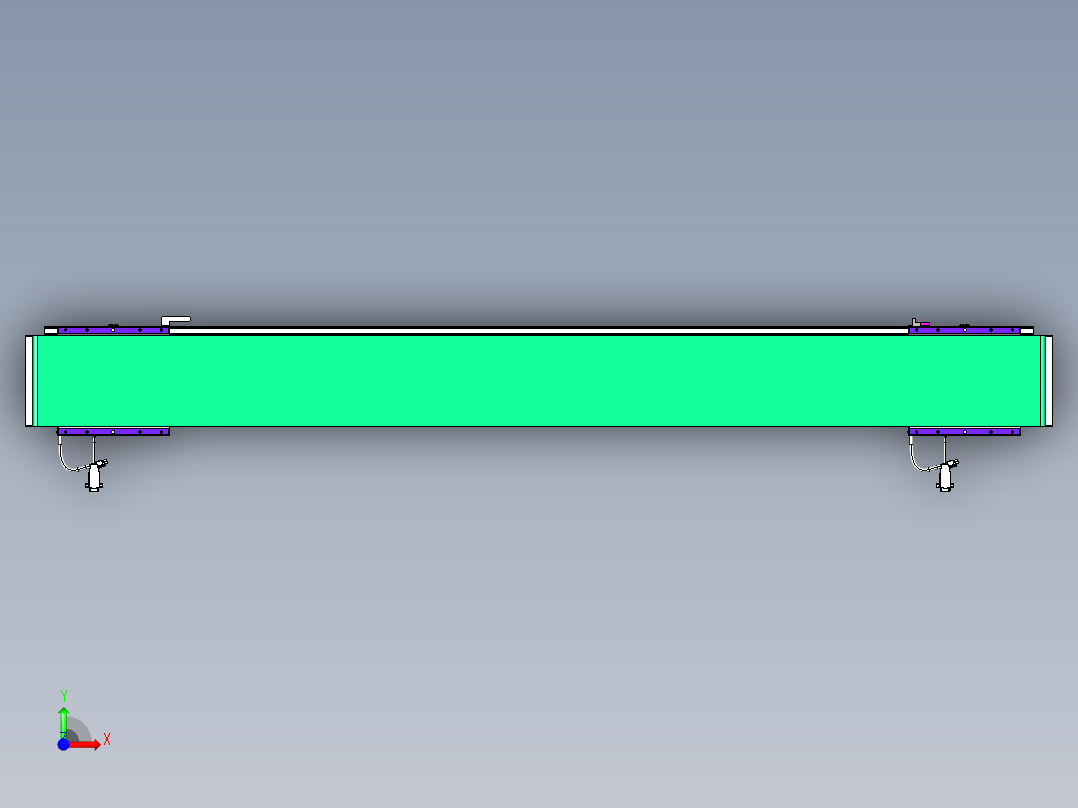 威洛博VL系列直线电机模组-2VL17E3-S1350前视图