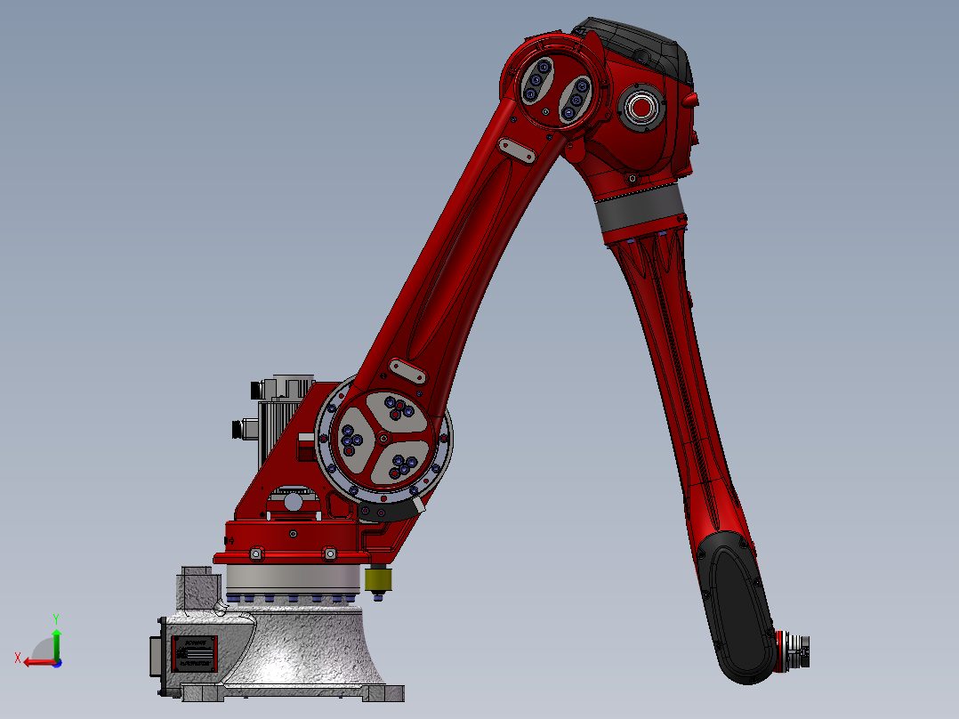 2110A机械臂机械手前视图