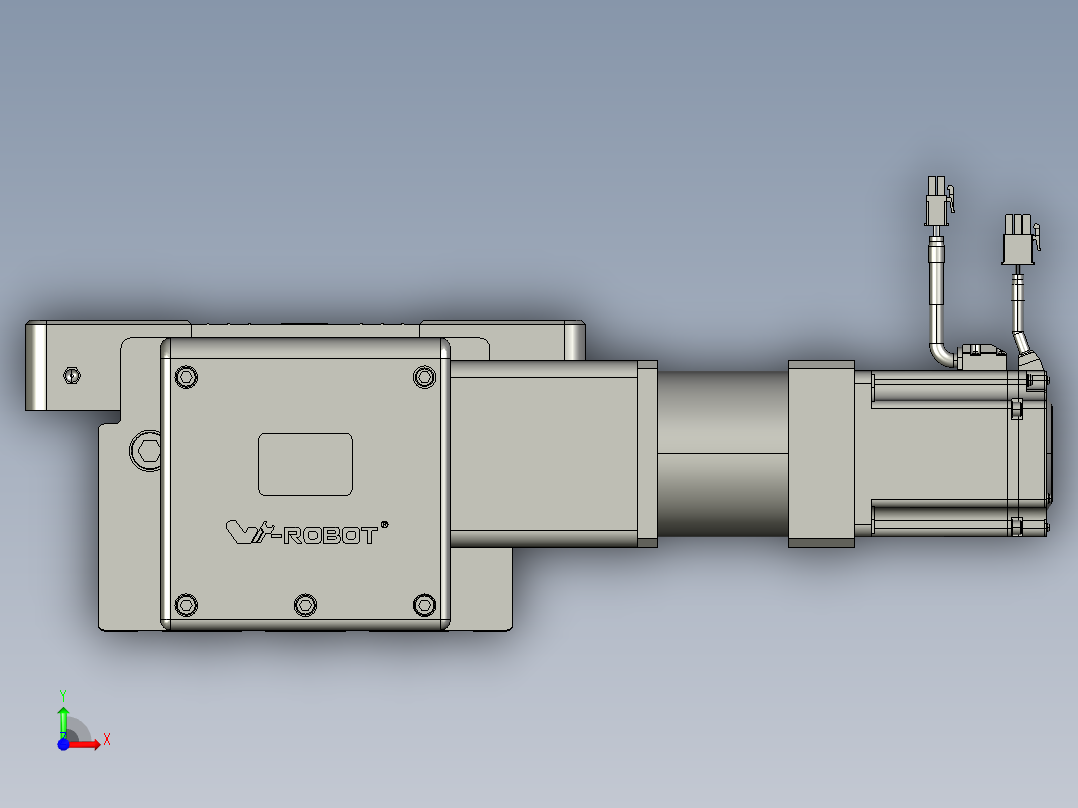 威洛博直线电机模组EB20-L224-S300-L-ZP75-MS3-5K前视图
