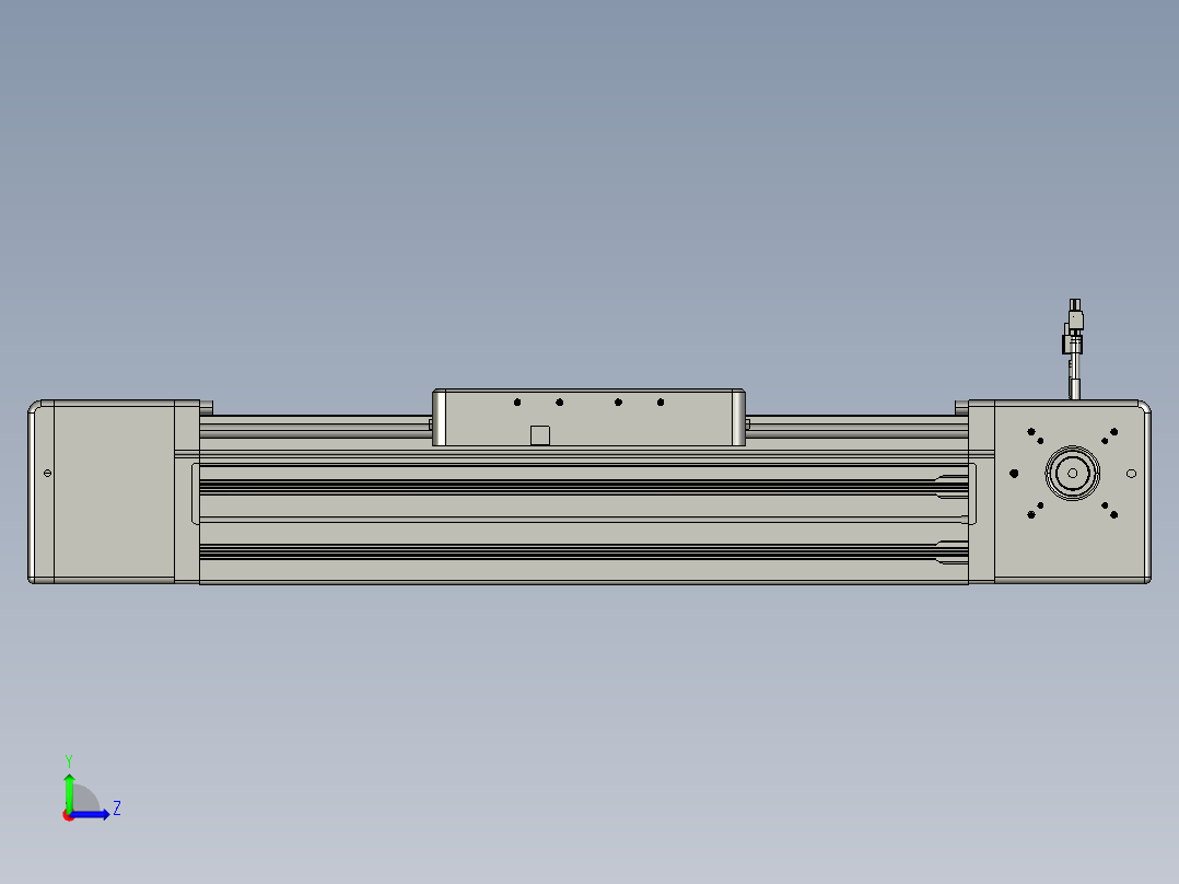 威洛博直线电机模组EB20-L224-S300-L-ZP75-MS3-5K左视图