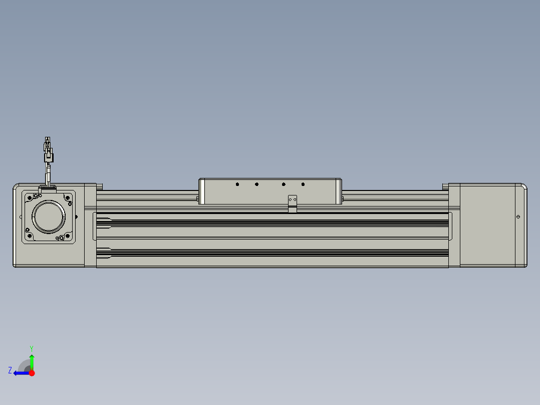 威洛博直线电机模组EB20-L224-S300-L-ZP75-MS3-5K右视图