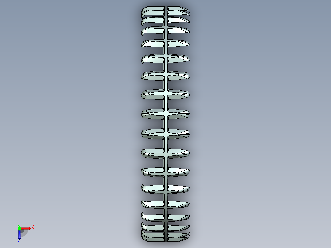 园林工具草坪机手推式割草机三维模型俯视图