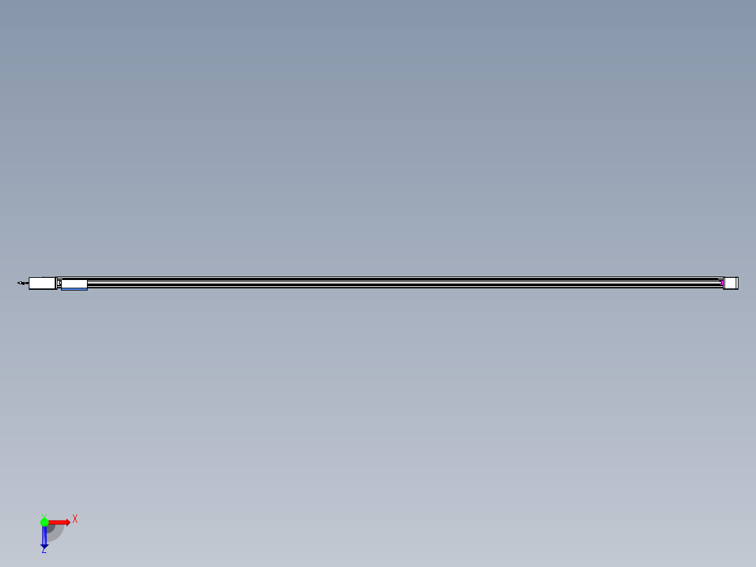 威洛博LB.GB同步带传动--欧规系列GB8-L96-S4400-BR-P40俯视图