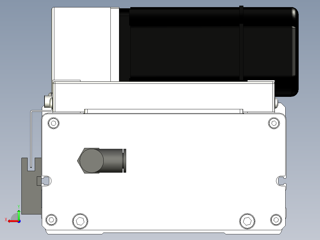 Toyo东佑达直线模组-ECB17-2650-RU后视图