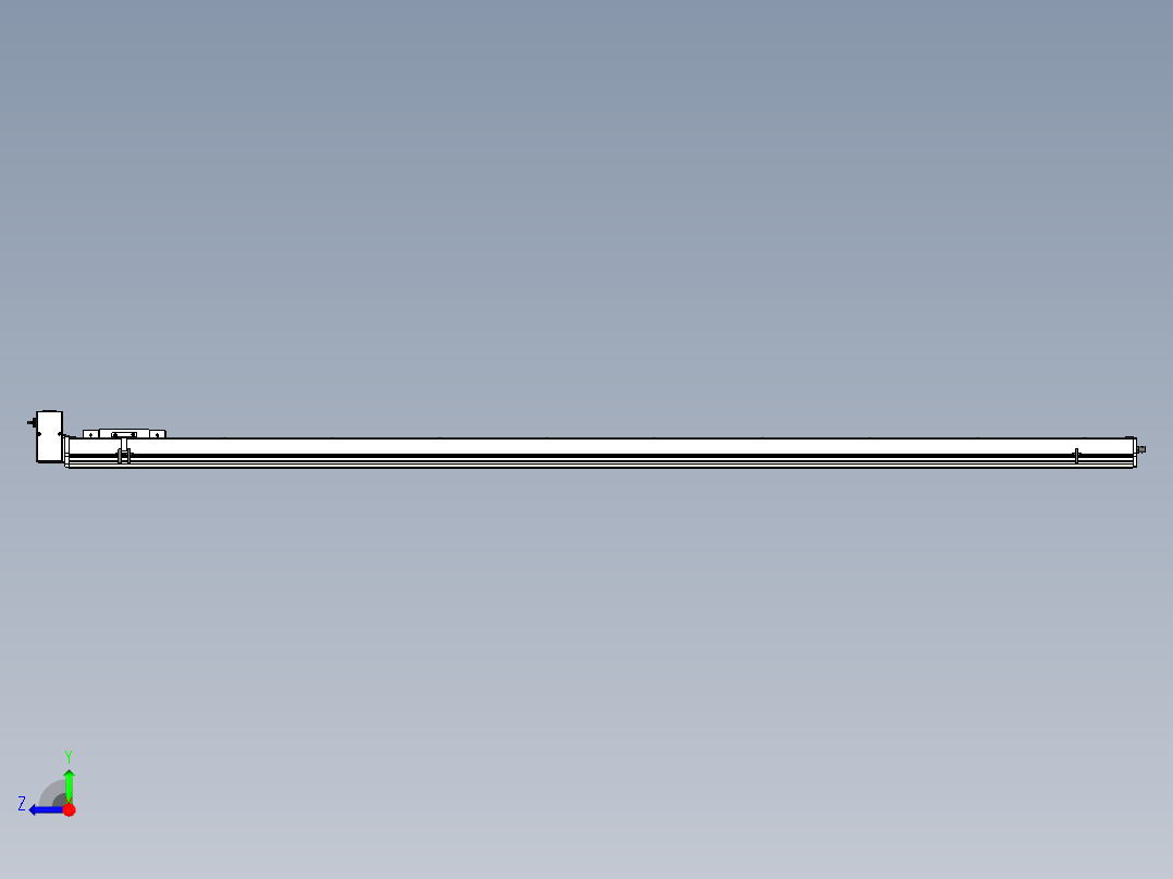Toyo东佑达直线模组-ECB17-2650-RU右视图