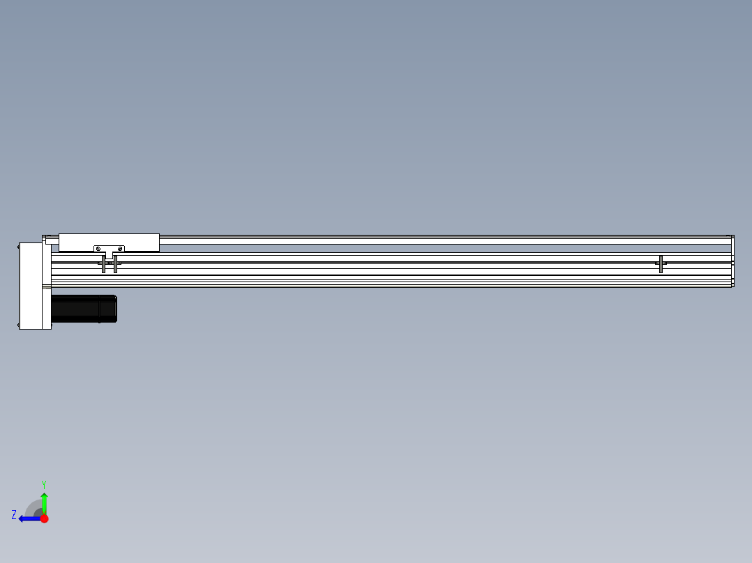 Toyo东佑达直线模组-ETH22-1250-BM-400W+煞車右视图