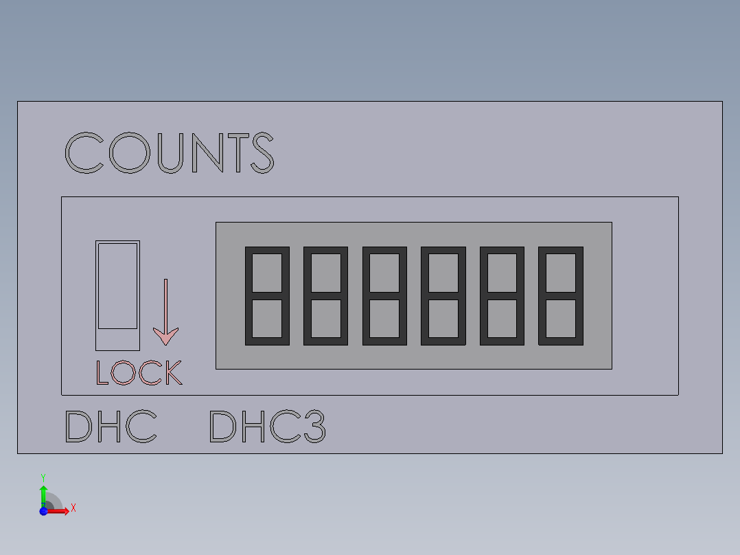 DHC数字计数器new前视图