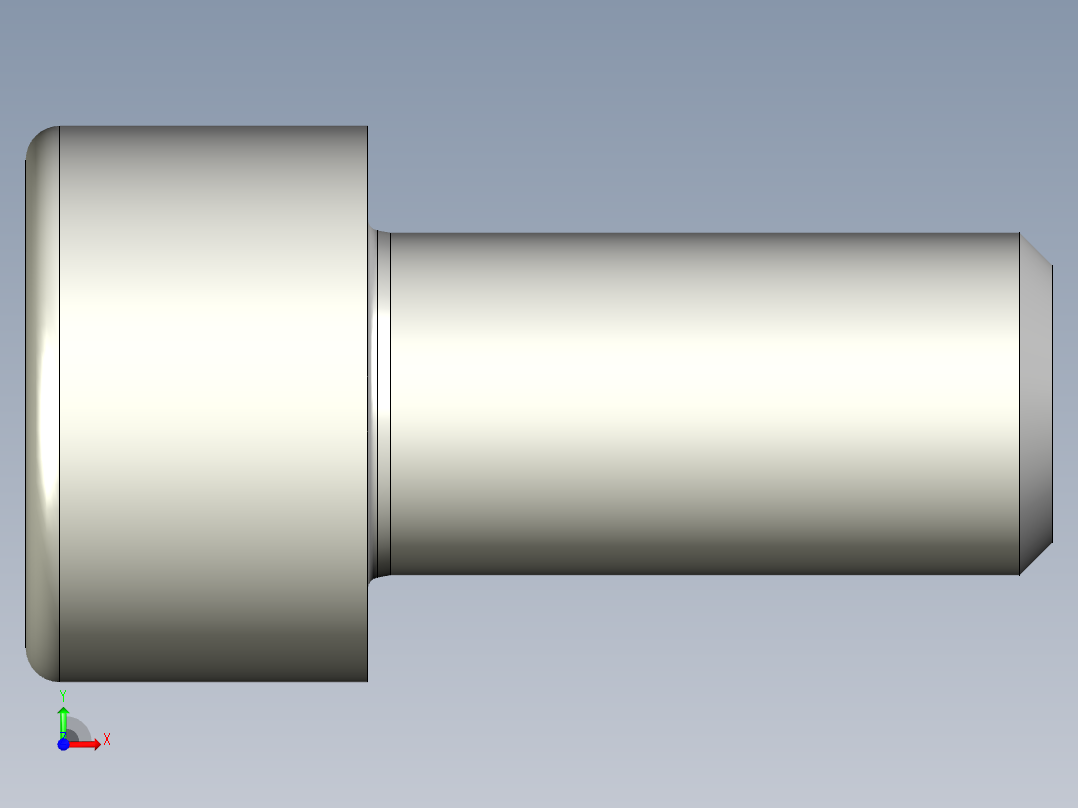 螺钉-DIN_912-M8x16.stp前视图