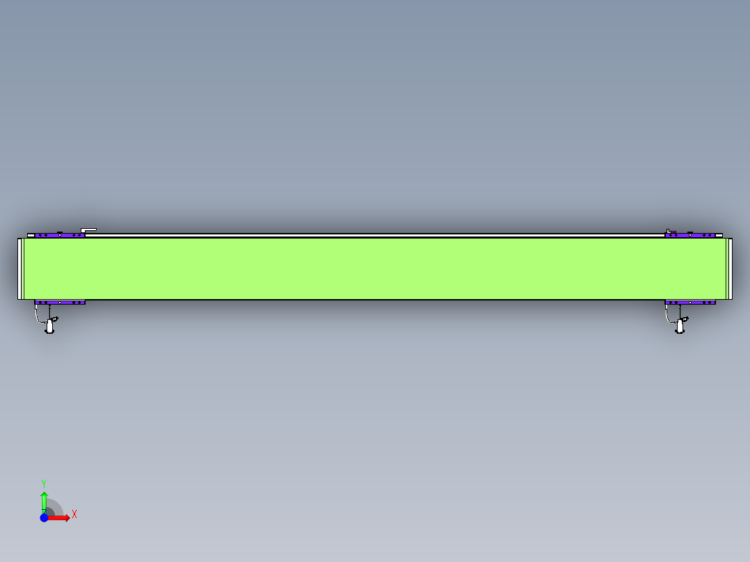 威洛博VL系列3d模型模组2VL22H2Y-S2050前视图